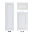 thumbnail image 1 of Better Trends 3 Piece Bath Rug Set 100% Cotton Tufted Bathroom Rug Water Absorbent, Reversible Machine Washable Runner Mat for Bathroom Floor Decor Bathtub Laundry Room Hotel Collection - White/Ivory, 1 of 7