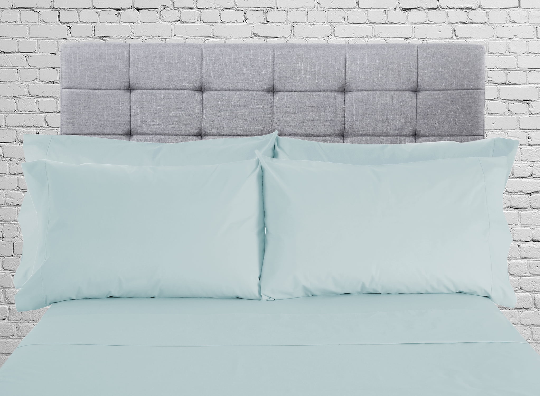 Hotel Collection 1800 Thread Count 6-Piece Blue Sheet Set, Queen