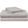 thumbnail image 1 of Hotel Collection 4-Piece 300 Thread Count Silver Cotton Sateen Bed Sheet Set, Queen – Deep Pocket, 1 of 1
