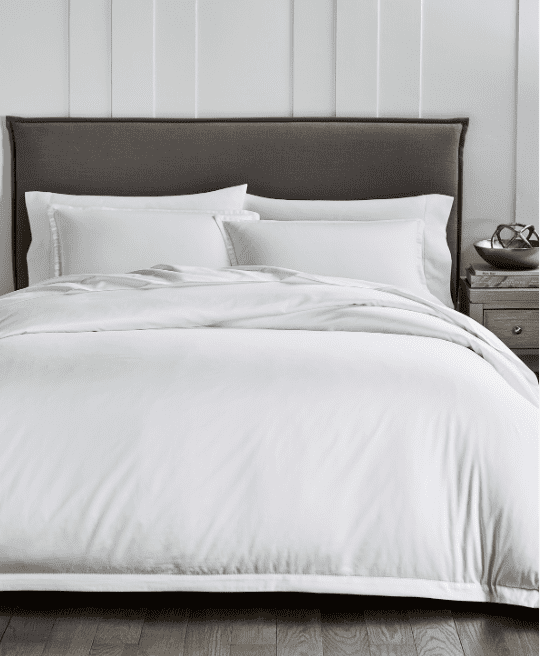 Hotel Collection 680 Thread Count 3-Pc Full Queen Duvet Cover Set White