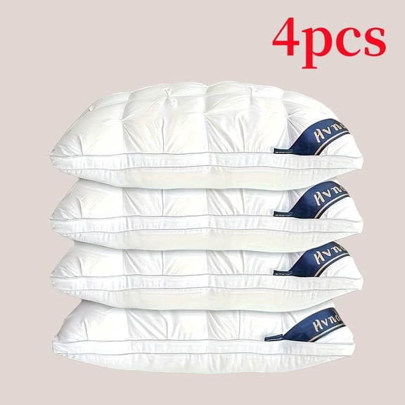 Hotel Collection Bed Pillows , Deep Sleep Neck Support , Hypoallergenic Polyester Fiber Cover, Super Comfortable for All Seasons,  Back, Stomach or Side Sleepers pillows for sleeping