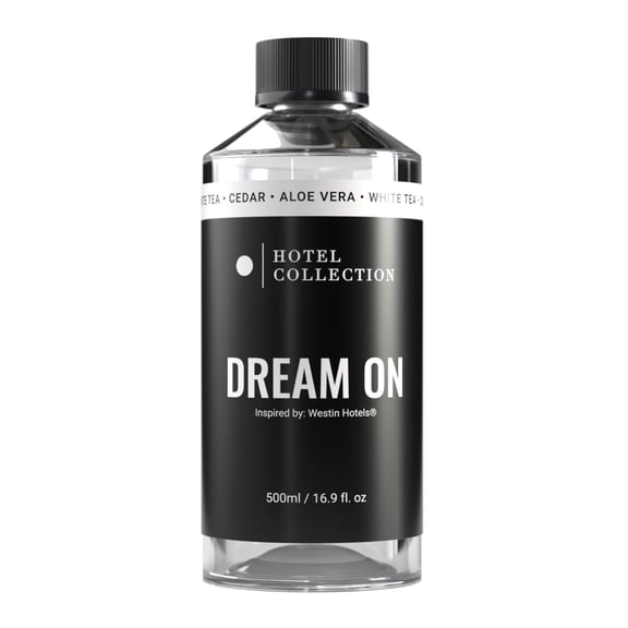 Hotel Collection Dream On Essential Oil Scent Luxury Hotel Inspired Aromatherapy Scent Diffuser Oil Notes of Bright White Tea, Sweet Vanilla, and Earthy Cedar for Essential Oil Diffusers 500mL