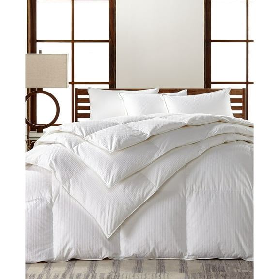 Hotel Collection European White Goose Down Comforter 500 Thread Count 700 Fill Power White, King