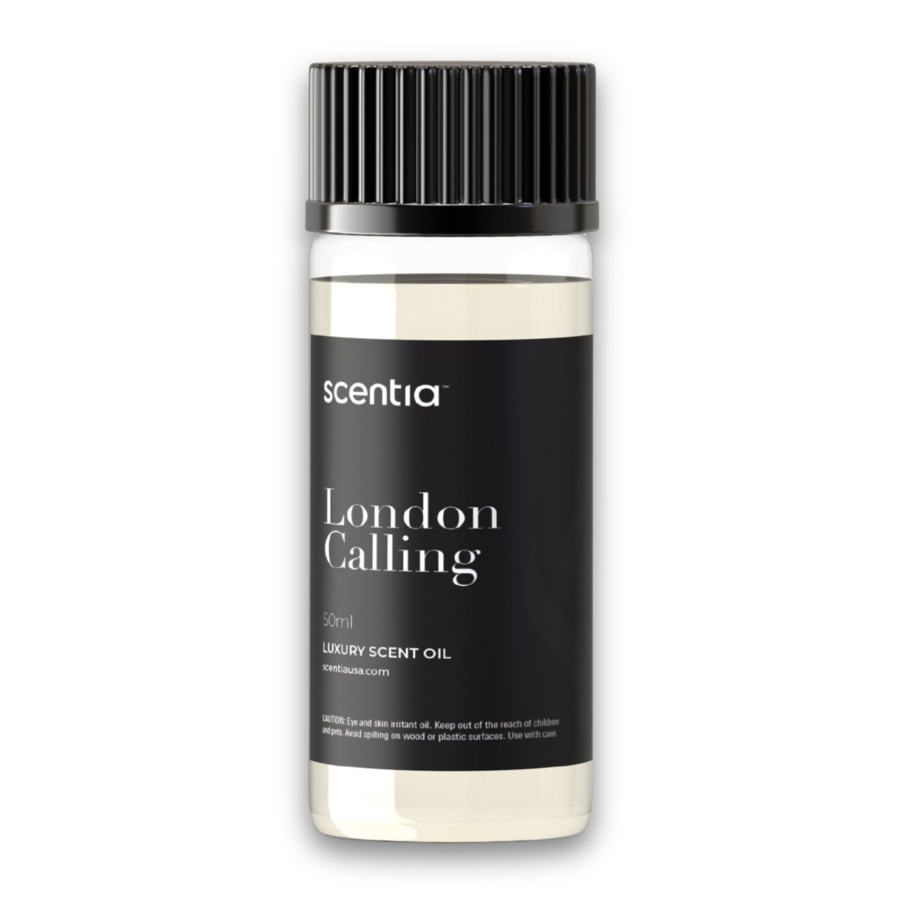 Scentia London Calling Diffuser Oil Inspired by Ferrari - 50 ml 1.69 fl oz - Fragrance Oil Blend White Tea, Cedarwood & Soku Lime for Aromatherapy Diffusers and Humidifiers