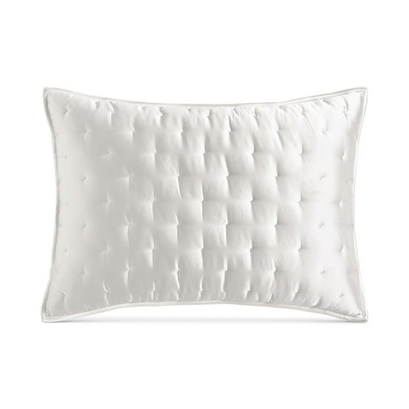 Hotel Collection Moire Dimensional Rippled Texture 20 X 28 Inch Standard Sham, White