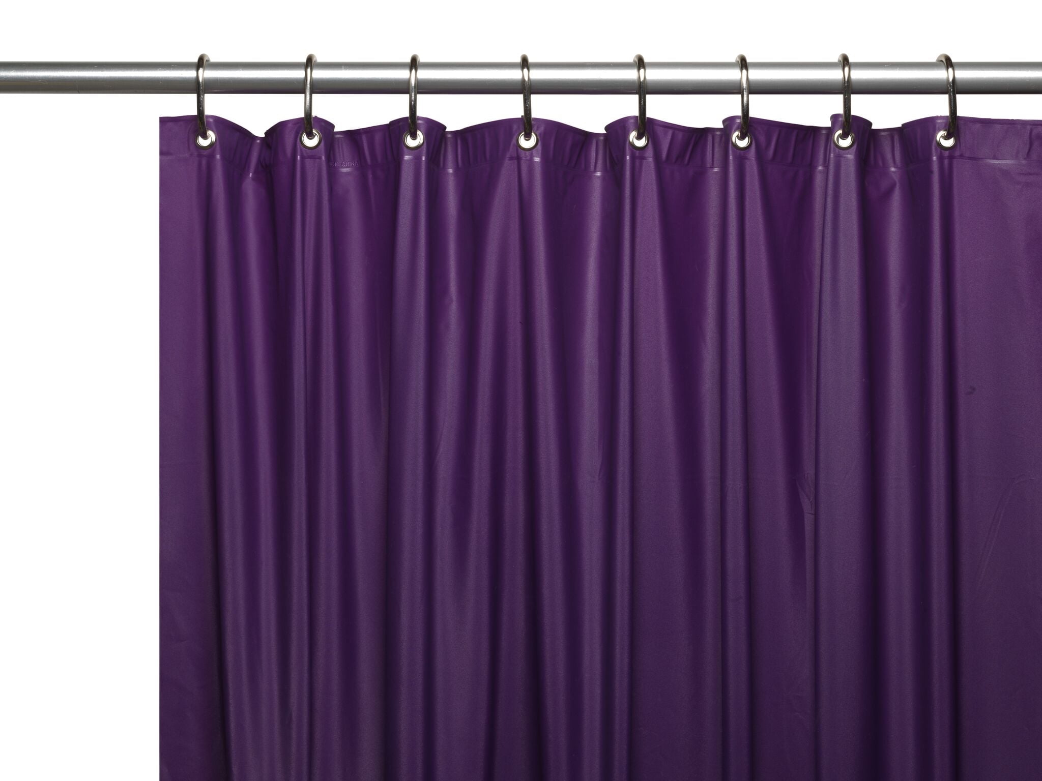 Purple Heavy Duty Waterproof PEVA Shower Curtain, 72" x 72"