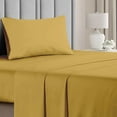 thumbnail image 1 of Hotel Collection Rayon Bed Sheet Set - 3 Piece, Twin, Gold, 1 of 5