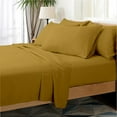 thumbnail image 1 of Hotel Collection Rayon derived from Bamboo Bed Sheet Set - 6 Piece, Full, Gold, 1 of 6