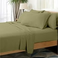 thumbnail image 1 of Hotel Collection Rayon derived from Bamboo Bed Sheet Set - 6 Piece, Full, Sage, 1 of 6