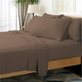 thumbnail image 1 of Hotel Collection Rayon derived from Bamboo Bed Sheet Set - 6 Piece, King, Chocolate, 1 of 6