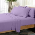 thumbnail image 1 of Hotel Collection Rayon derived from Bamboo Bed Sheet Set - 6 Piece, King, Lilac, 1 of 6