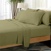 Hotel Collection Rayon derived from Bamboo Bed Sheet Set - 6 Piece, King, Sage