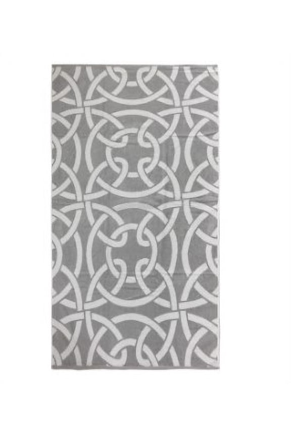 Resort Ribbon Cotton 40 x 70 Grey Slate Beach Towels