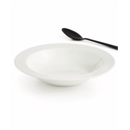 Hotel Collection Rim Bone China Soup/Cereal Bowl, Created for Macy's - White