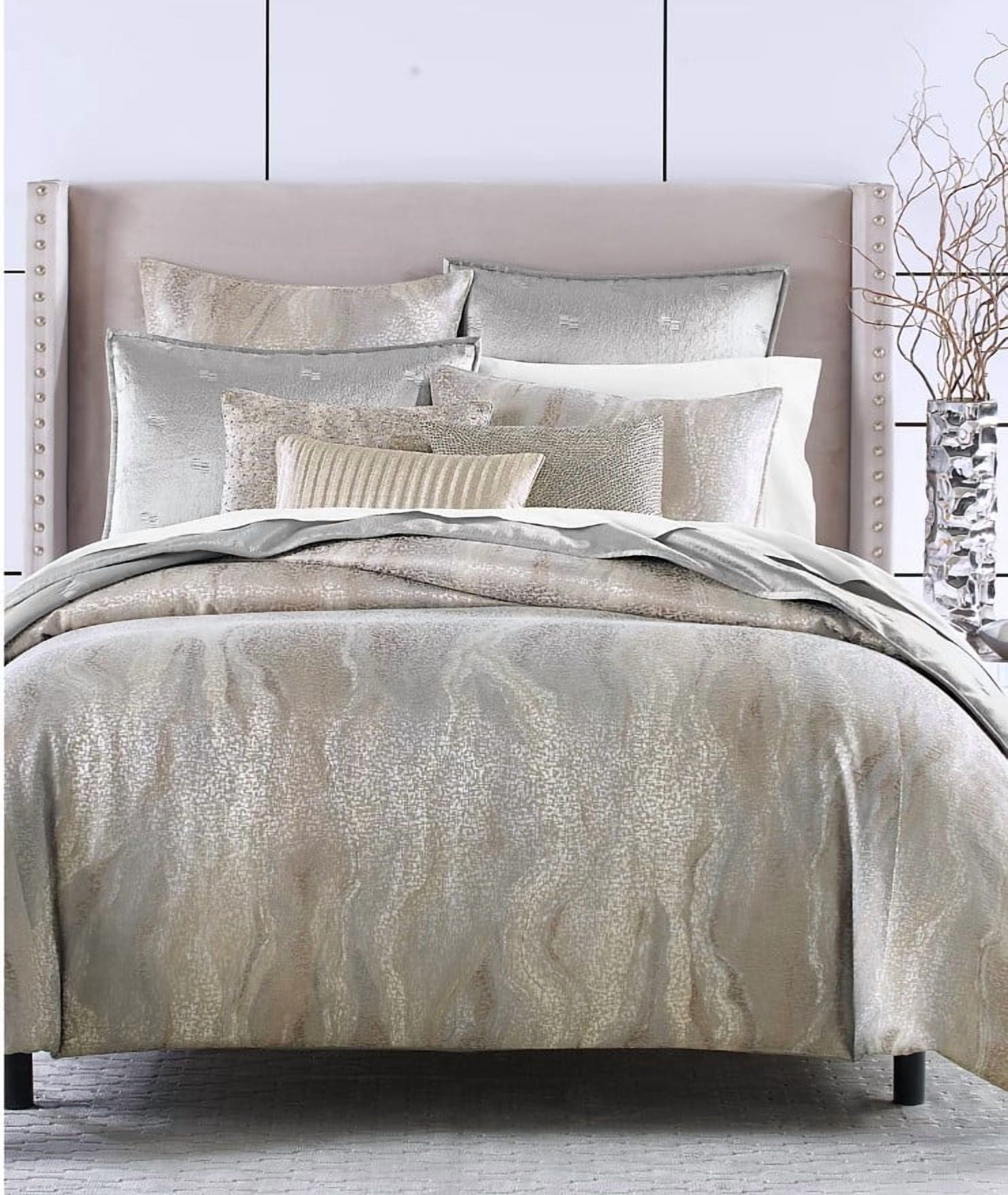 Hotel Collection Terra 3-Pc. Comforter Set, King-Grey