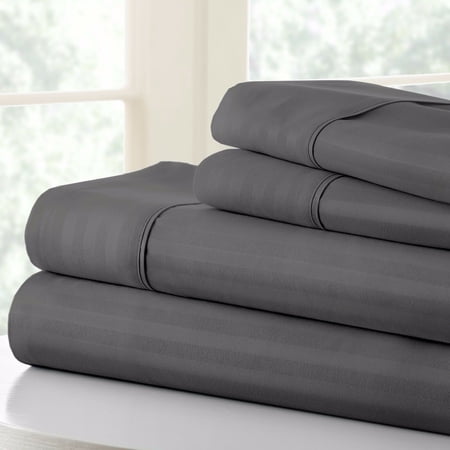 Hotel Collection Ultra Soft 4 Piece Stripe Sheet Set