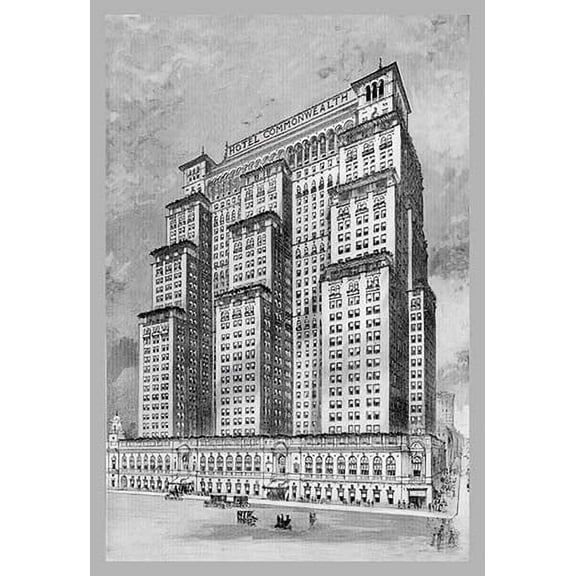 Hotel Commonwealth Fine art canvas print (20" x 30")