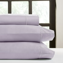 Hotel Concepts 500 Thread Count Sateen Sheet - 4 Piece Set - King, Lavender