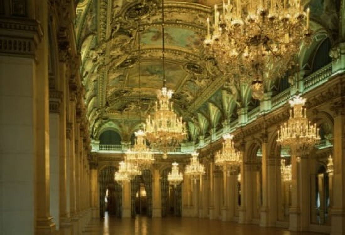 Hotel De Ville-Salle Des Fetes Hotel De Ville-Hall Of Feasts Paris France Canvas Art - (18 x 24)