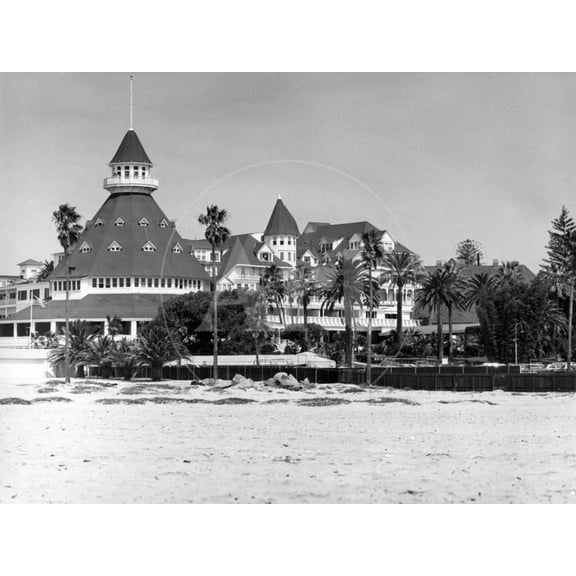 Hotel Del Coronado, Scenic Unframed Photographic Print Wall Art Sold by Art.Com
