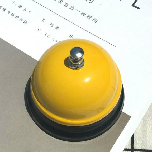 Hotel Desk Bell Metal Call Bell for Reception Counter Restaurant Kitchen Bar Service Ring Sound Alert Notification Customer Attention Brass,Call Bell,Service Bell,I,1PC