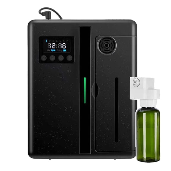 Hotel Diffuser, 160ml Essential Oil Diffuser (Area: 250-300m³), Digital Display Screen + Built-In Fan,With 4 Timer, For Hotel, Bathroom, Office