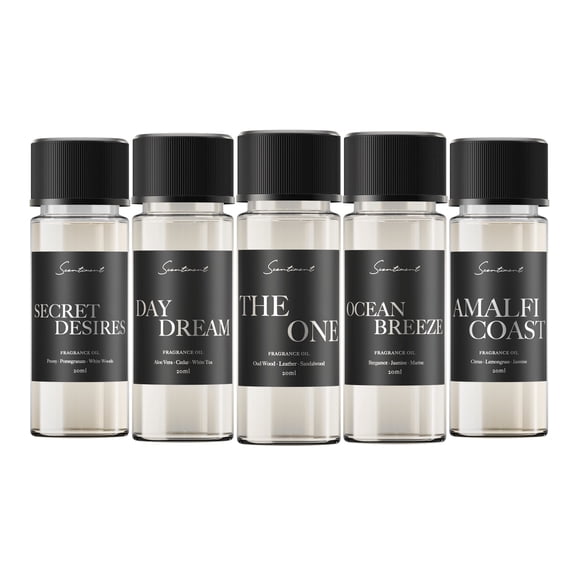 Scentiment Hotel Scents Diffuser Oil Set, 5 x 20 mL