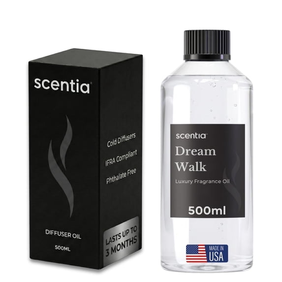 Hotel Diffuser Oil Inspired by The Westin Hotel Scent - 500 ml 16.9 fl oz - Essential Oil Blend for Diffuser Refill,White Tea Oil for Aromatherapy Diffusers and Humidifiers - Dream Walk