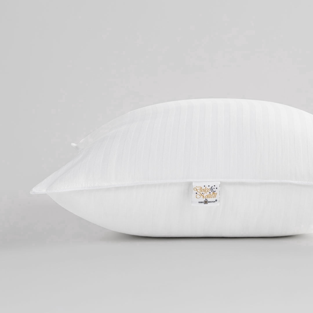 Sobel Westex: Dolce Notte II Stomach, Side and Back Sleeper Bed Pillow for Sleeping | Hotel and Resort Quality | Hypoallergenic, Down Like Fill, Soft Loft (Standard Size)