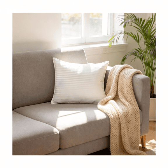 Hotel Down Alternative Bed Pillows for Side Back and Stomach Sleepers with Breathable Microfiber Fill