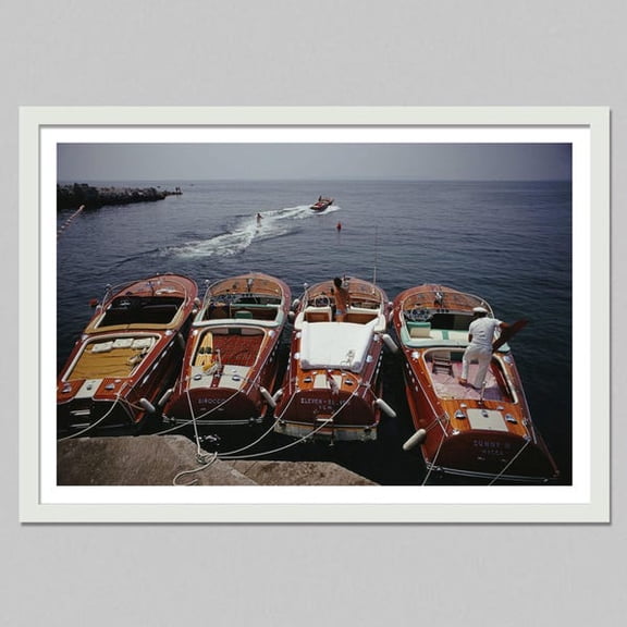 Hotel Du Cap-Eden-Roc Slim Aaarons Wall Art , Slim Aarons Print , Slim Aarons Poster , Luxury Lifestyle Photography -, Unframed Paper Poster 8x10in