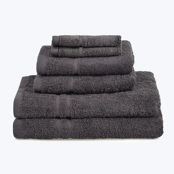 Hotel Essentials Cotton 6 Piece Towel Set