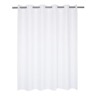 Hotel Grade No Hooks Needed Waterproof Shower Curtain or Liner,Frost (PEVA, 71" x 74")
