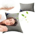 thumbnail image 1 of Hotel-Grade Velvet Pillow | Soft & Supportive Down Alternative Pillow Core | Skin-Friendly Cotton Fabric | For Back, Side & Stomach Sleepers | 42x70cm | 1 Piece, 1 of 7