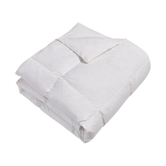 Hotel Grand All Season White Goose Down and Feather Comforter Full