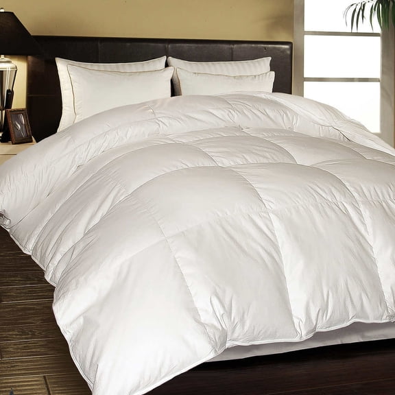 Hotel Grand Luxury White Goose Feather + Down Full / Queen Comforter