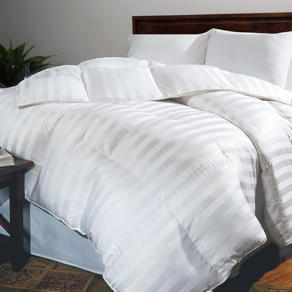 Hotel Grand Oversized 500 Thread Count Extra Warmth Siberian White Down Comforter Twin