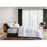 Hotel Grand Oversized 500 Thread Count White Goose Down Comforter Twin