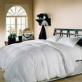 thumbnail image 1 of Hotel Grand  Oversized Damask Stripe White Down Comforter Full - Queen, 1 of 5