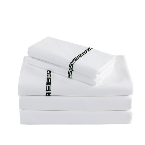 Hotel Grand Tencel Cotton Blend Sheet Set Black Full