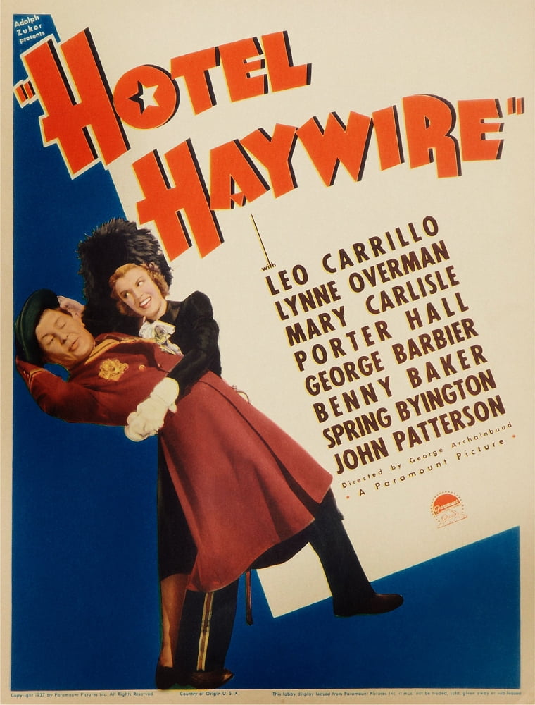 Hotel Haywire U Canvas Art - (24 x 36)