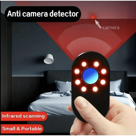 Hotel Hidden Camera Detector Finder, Infrared Detector, Travel Mini Portable Anti-Peeping Anti-Monitoring Camera Scanner