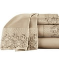 thumbnail image 1 of Hotel Lace Microfiber Sheet Set, 1 of 3