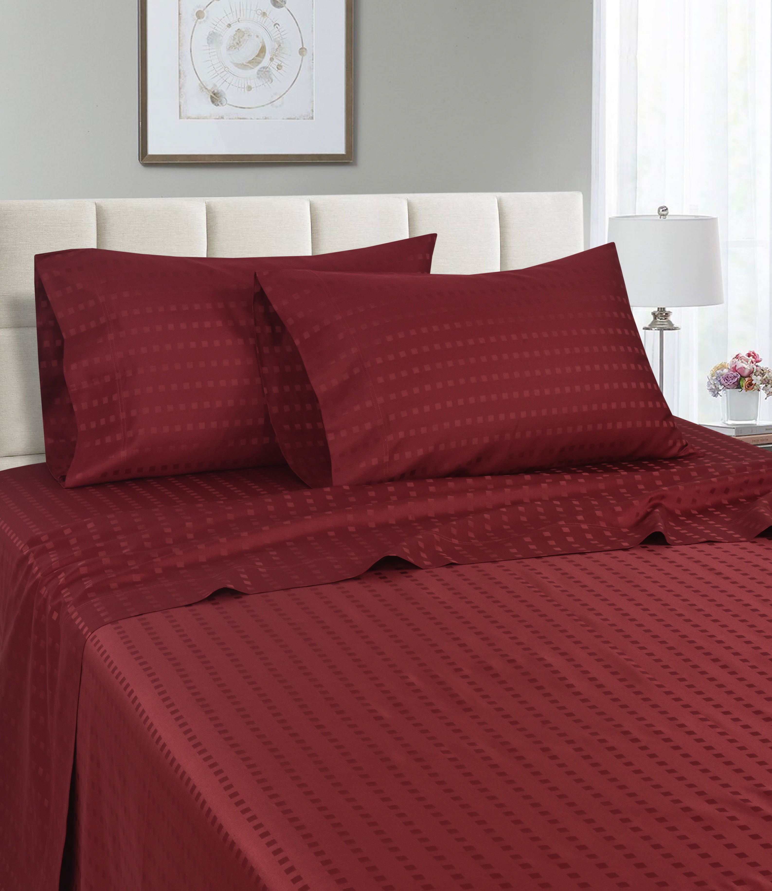 BlissBay King Sheet Set | 1000 Thread Count 100% Egyptian Cotton | Deep Pocket, Wrinkle Resistant, Luxury Bedding