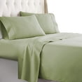 H C Collection Luxury Bed Sheet & Pillowcase 4 Set, 1800 TC, Egyptian