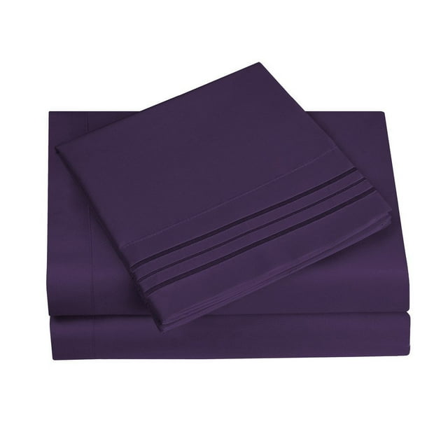 Hotel Luxury Bed Sheet & Pillowcase Set 1800 Series Egyptian Quality