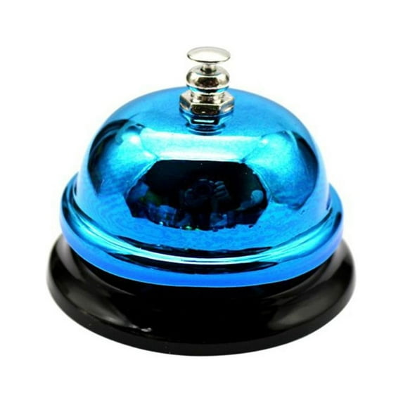 Hotel Multi-color Summoning Bell Kitchen Call Bell Desk Dining Bell Table Counter Reception Festival Bells BLUE