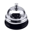 thumbnail image 1 of Hotel Multi-color Summoning Bell Kitchen Call Bell Desk Dining Bell Table Counter Reception Festival Bells SILVER, 1 of 8
