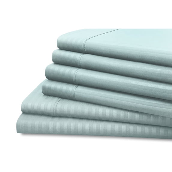 Hotel New York Dobby Stripe Embossed 6-Piece Sheet Set