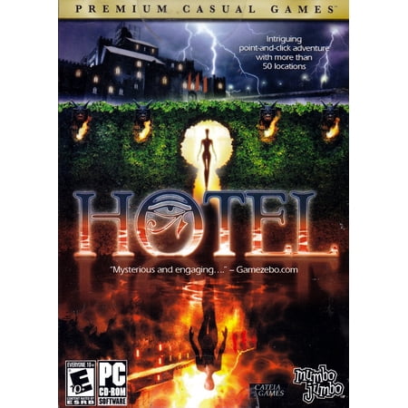 Hotel PC CD-Rom Software - Intriguing Point-and-Click Adventure with more than 50 Locations